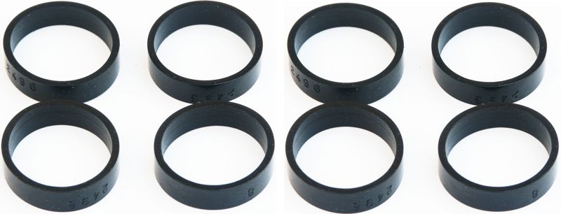 SuperPro Polyurethane Front Trunnion Pin to Wishbone Grease Seal Kit SPF2496-8K